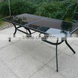 Outdoor aluminium dining table sex tables furniture modern