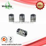 Hot Sale High Quality Carbon Fiber Car Tire Air Valve Cap thumbnail-1