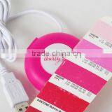 4 Port Usb Hub And Cup Warmer Button Shape USB Hub thumbnail-6