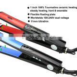 1 Inch MCH Heater, Fast Heat up Within 30 Seconds With Flexible Floating Plate Hair Flat Iron thumbnail-1