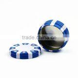 Fashion Round Cosmetics Promotion Small Metal Container Quality Choice