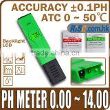 Digital pH Meter Tester With Backlight LCD Hydroponic Aquarium Spa Pool ATC