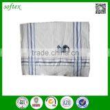 China Manufacturer Cheap Waffle Weave Cock Embroidered Kitchen Tea Towels thumbnail-2