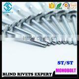 ANTISEEP STRUCTURE MONOBOLT RIVETS