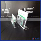 High quality customized acrylic menu holder / plexiglass sign holder / standing a4 sign holder