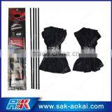 Folding Car Sunshades Polyester Fabric Mesh Car Sunshade thumbnail-5