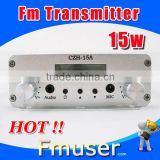 15FSN fm radio transmitter 15w broadcasts