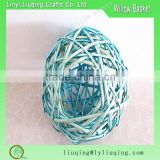 2016 new style green color hollow wicker nest for decoration