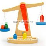 Wooden Balance Scale Kids Learning Toy thumbnail-2
