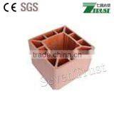 Outdoor Anti-UV Wood Plastic Composite Pergola With Steel Insert, Beautiful Beam Corner thumbnail-5