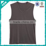 Men's V-neck Dri Fit Tank Top Tee Shirt (lyt-060025)