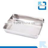 Stainless Steel Rectangular Towel Tray & Serving Tray thumbnail-4