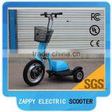 2015 Hot Sale Zappy Scooter Three Wheel Electric Scooter 350W/500W(Green-TBZ01) thumbnail-2