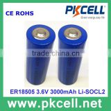 Li-SOCl2 ER18505M 3000mAh - Power type battery