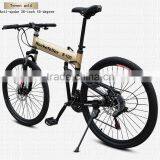 Folding Bicycles 26-Inch Aluminum Folding Mountain Bike Outdoor Compact Bike Double Disc Sell Like Hot Cakes! thumbnail-1