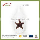 Home & Garden Red Wine Bottle Ceramic Fish Planter, Wholesale Split Pot Planter thumbnail-1