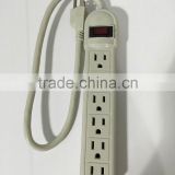 Z70074 UL-listed Space Saving 6 Vertical outlets surge protector power strip
