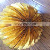 Foil Gold Color Concertina Lantern for Hanging