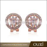 OUXI Wholesale Price Brown Zircon Earrings Made With AAA Zircon thumbnail-1