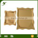 Disposable Retangular Gold Paper Plate With Printing thumbnail-1