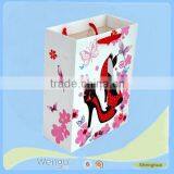 Custom Design Factory Made Printing Shoes Packing Woven's Gift Paper Bag thumbnail-2