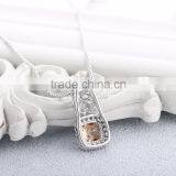 Wholesale Jewelry 925 Sterling Silver Gemstone Necklace Jewelry Set thumbnail-3
