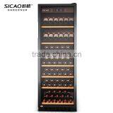 133L~490L 52~190 Bottles LED Temperature Control Compressor Wine Cellar With Glass Door Sicao Wine Cooler thumbnail-3