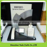 Wooden Watch Display With Acrylic c Ring Holder, Shopping Mall MDF Watch Stand thumbnail-3
