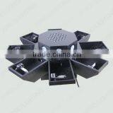 UFO Laser Show Led Stage Light Eight Eyes Laser Light Starry Sky Effect 36pcs Led Octopus Laser thumbnail-3