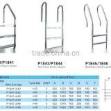 P1840 Extendable Swimming Pool Stainless Steel Ladder With Plastic 2/3/4 Steps for In-ground Pool thumbnail-4