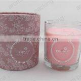 Custom Luxury Design Purple Round Shape Candle Box Packing for Scent Candle