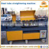Rust Steel Tube Straightening Machine , Steel Pipe Straightening Derusting and Painting Machine thumbnail-3