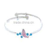 Latest Enamel Christmas Collection Jewelry Silver Enamel Bracelet Bangle thumbnail-2