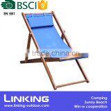 Promotional Folding Wooden Beach Chair