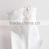 Large Gold Moroccan Filigree Earrings Boho Chic Bohemian Dangle Earrings thumbnail-5