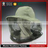 Microfiber and Mesh Anti-mosquito Cap