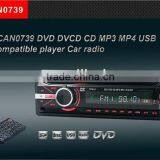 VCAN0739 DVD DVCD CD MP3 MP4 USB Car Radio Compatible Player thumbnail-1