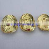 2015 Souvenir Custom Curve Metal Gold Coins With Your Own Fashion Design thumbnail-4