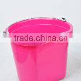 5 gallon plastic buckets for horse-pink