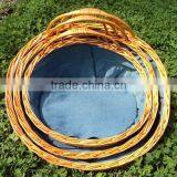 Nice Look Wicker Dog Bed And Canopy thumbnail-1