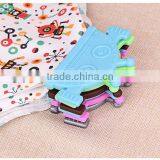 Kean Organic Pure Cotton Baby Bibs With Robot Teether thumbnail-5