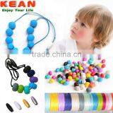 KEAN Supply Food Grade Baby Teething Necklace and Silicone Pendant thumbnail-4