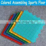 waterproof indoor flooring colorful assembling floor