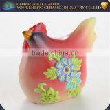 Beautiful Ceramic Chicken Christmas Home Decoration thumbnail-2