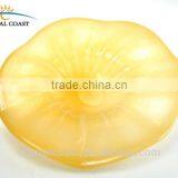 Modern Color Stripe Mouth Blown Wall Hanging Glass Plates; Home Table Centerpieces; Art Wall Decorations thumbnail-1