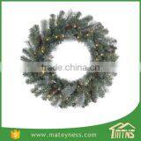 Wholesale Christmas Wreath Decorations Christmas Door Wreath With Lights thumbnail-2