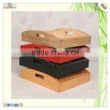 Mini Disposable Wooden Fast Food Serving Tray thumbnail-3