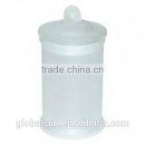 Wholesale Sublimation Cylinder Empty Glass Storage Bottle Candy Jar With Lid thumbnail-2