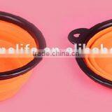 2017 Hot Portable Collapsible Silicone Pet Bowls Dog Bowls Feeding Dog Dishes thumbnail-2