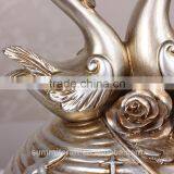 Resin Romantic Swan Figurines Gifts for Newly Married Couple thumbnail-4